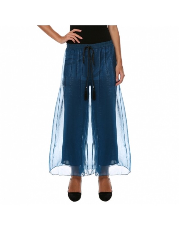 New FashionWomen's Sexy Casual Loose High Waist Solid Wide Leg Pants