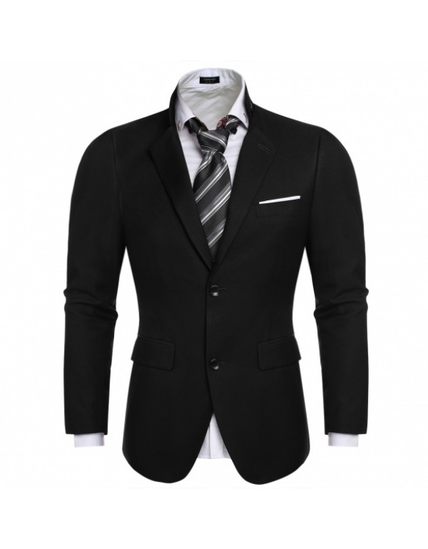 New Fashion Men's Slim Blazer Coat Suit Jacket Two...