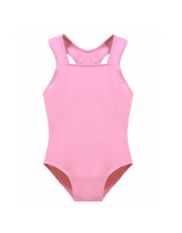 Girls' Gym Dance Spaghetti Strap One Piece Leotard