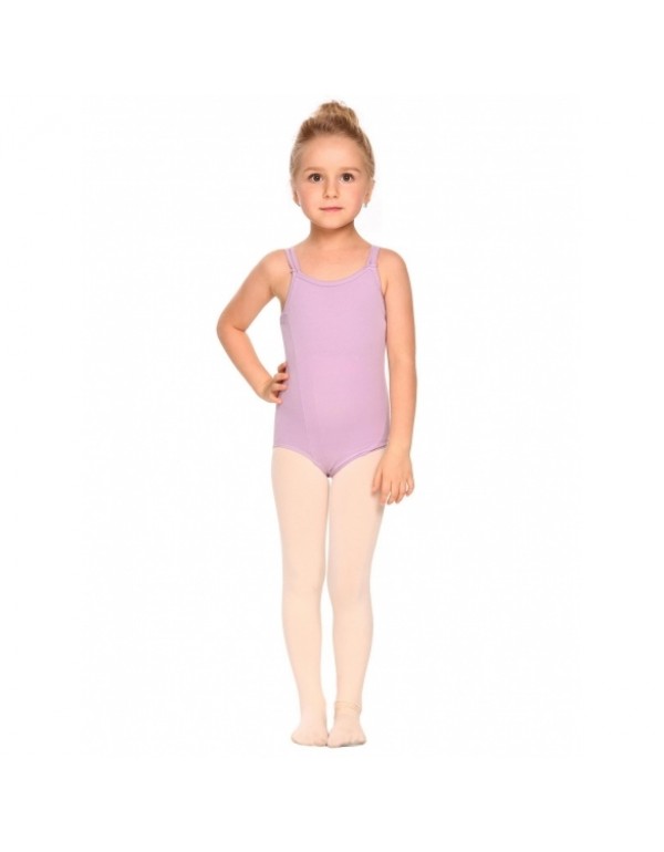 Girls' Gym Dance Back Rhombus Harness Solid Leotar...