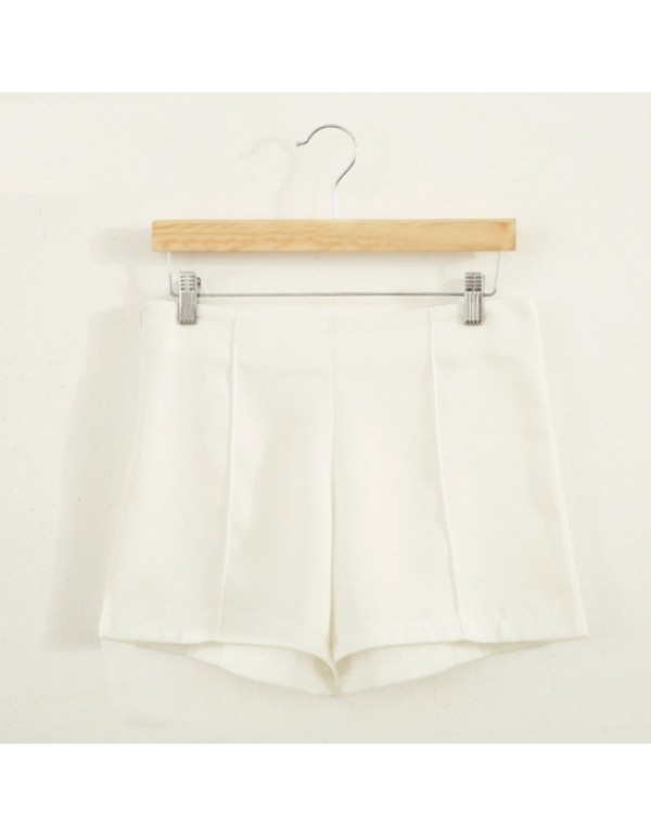 New FashionGirls High Waist Solid Casual Shorts