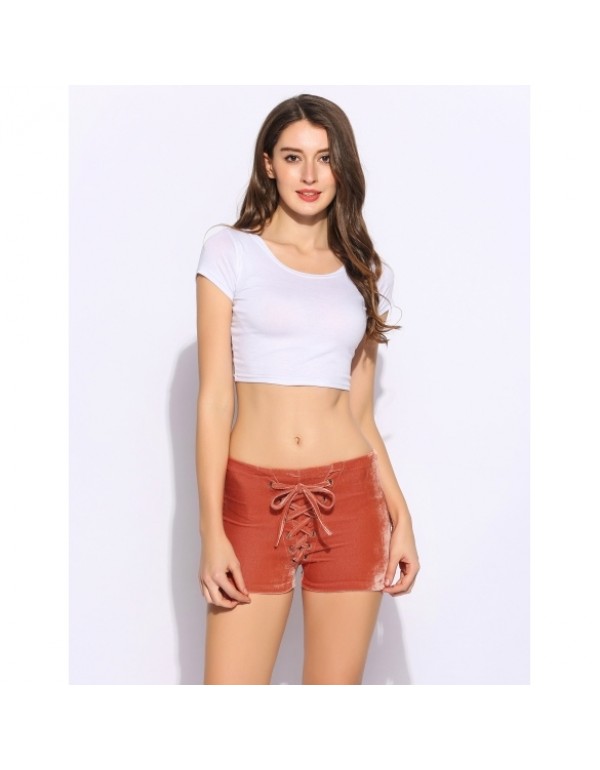 Sexy Woman High Waist Slim Bandage Tight Short Pants